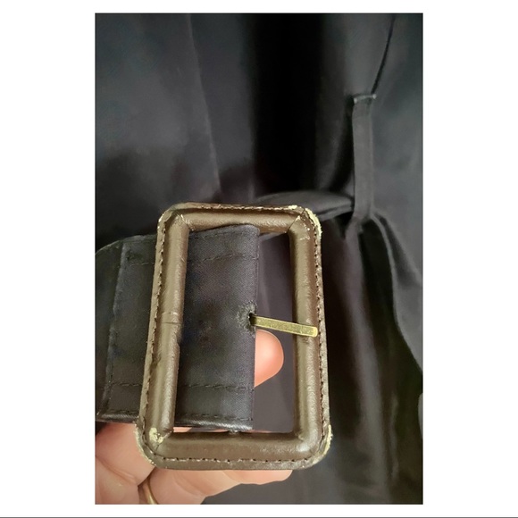 Bonobos Belted Trench Coat – Men’s Large, Navy Blue - Picture 7 of 8